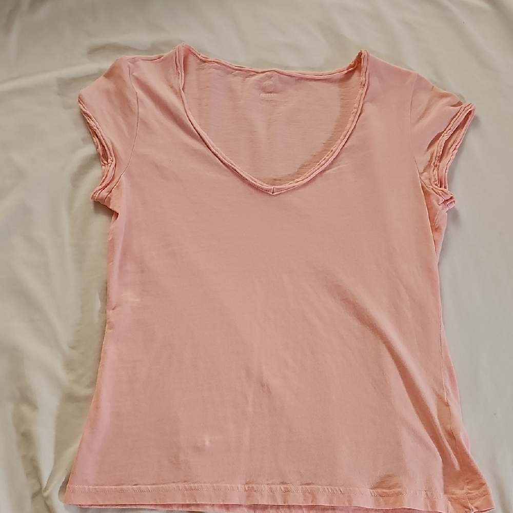 Caslon Light Pinkish Peach Short Sleeve Tee